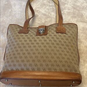 Dooney & Bourke Brown Monogram Tote